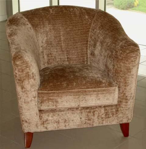 Armchair in fabric Lollo, Bruno Zampa