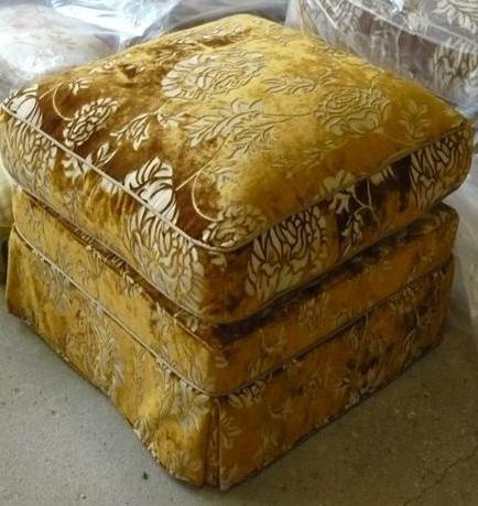 Pouf upholstered Edo, Bruno Zampa