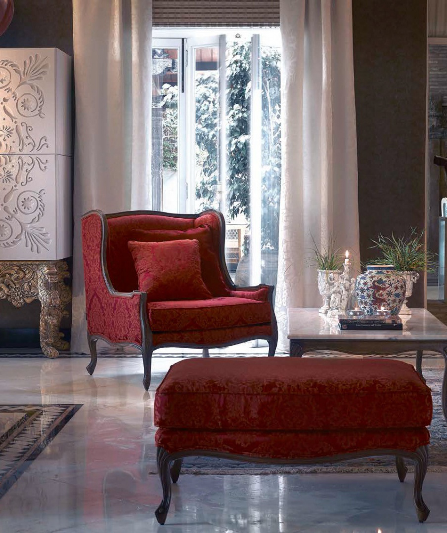Armchair with low armrests Lancaster, Coleccion Alexandra