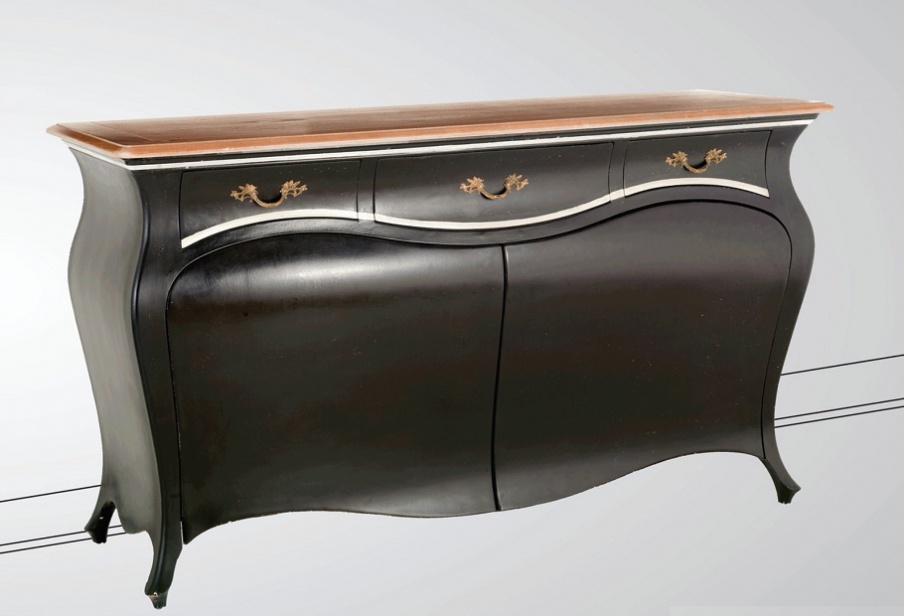 A chest of drawers handmade from solid wood, Chelini