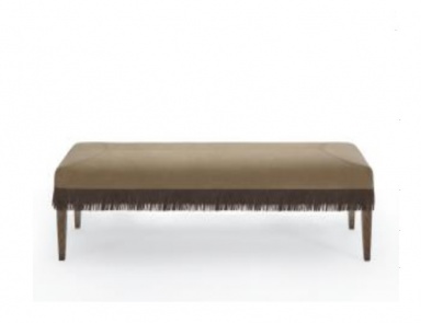 Seat upholstery in Alcantara with fringe Saylor, Poles Salotti