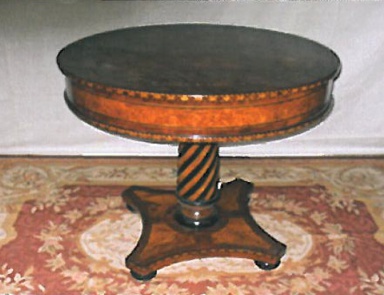 Dining table round, Vittorio Grifoni