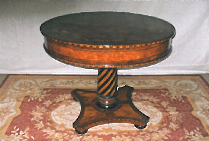 Dining table round, Vittorio Grifoni