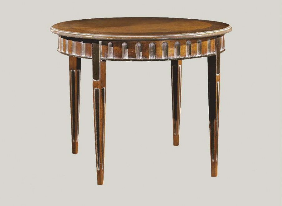 Dining table round, Vittorio Grifoni