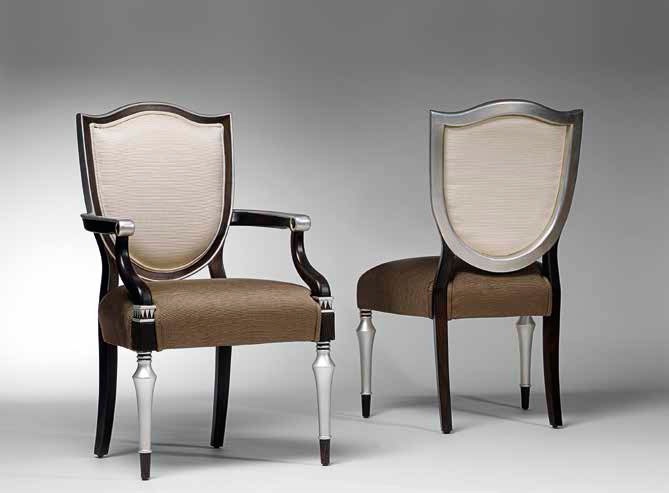 Chair with armrests Benet, Coleccion Alexandra
