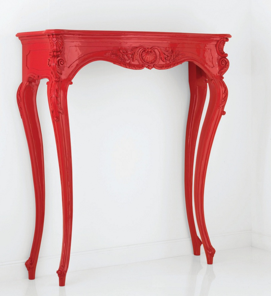 Console wall made of solid wood, Chelini