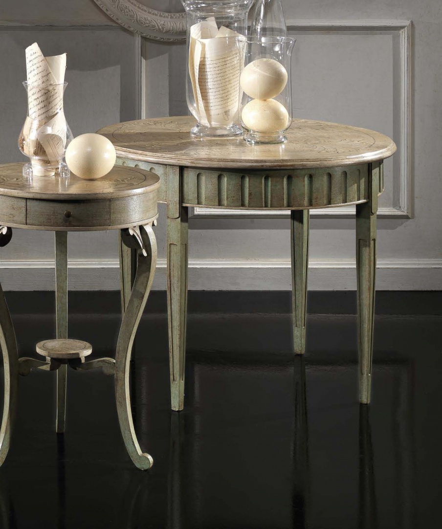 Dining table round, Vittorio Grifoni