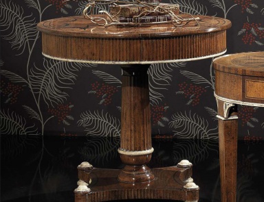 Dining table round, Vittorio Grifoni