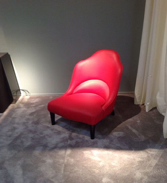 Chair with shaped backrest Russe, JNL