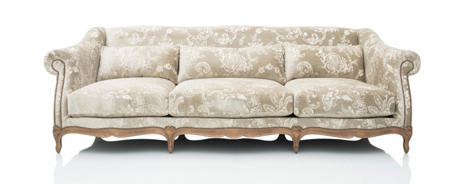 Sofa on figured legs Moliere, JNL