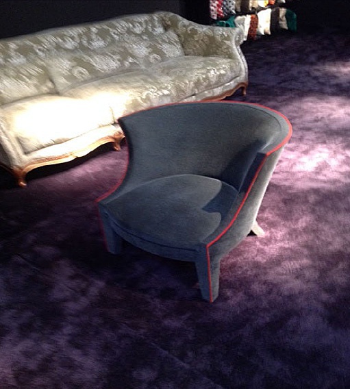 A chair with a semicircular back Bugatti, JNL