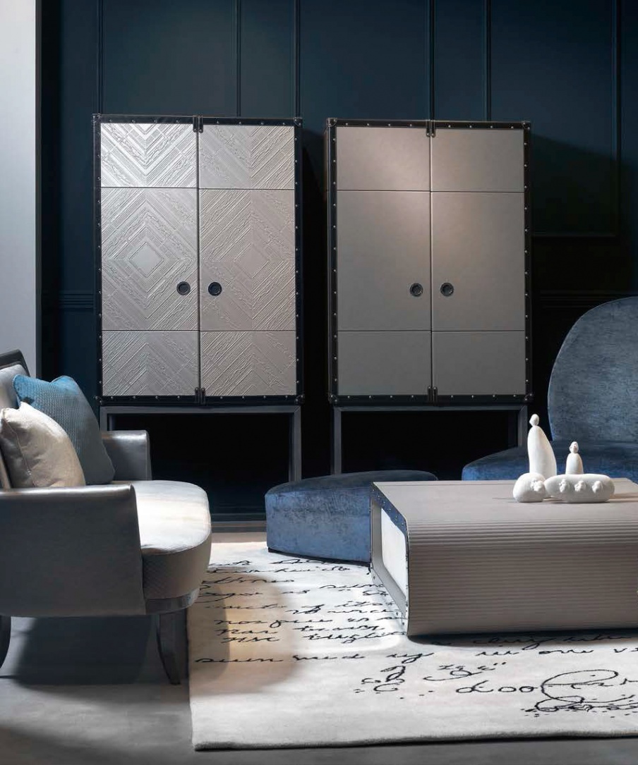 Bar Cabinet Traveler, Coleccion Alexandra