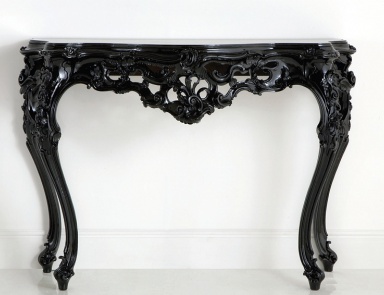 The console is handmade of solid wood, Chelini