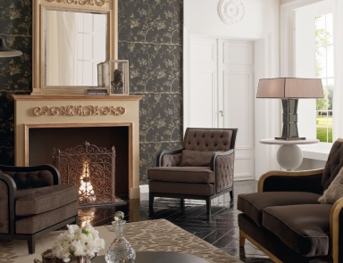 Mirror with frame, wooden frame, Spini