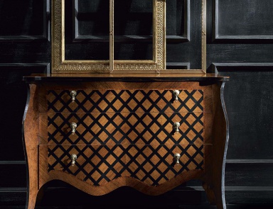 A chest of drawers made of solid wood, Vittorio Grifoni