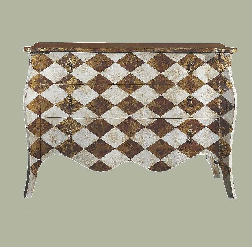 A chest of drawers with a decorative pattern, Vittorio Grifoni 