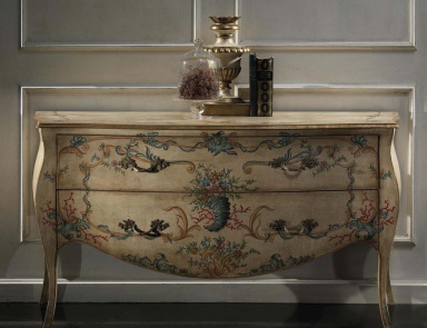 A chest of drawers with a decorative pattern, Vittorio Grifoni
