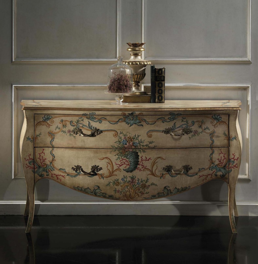 A chest of drawers with a decorative pattern, Vittorio Grifoni