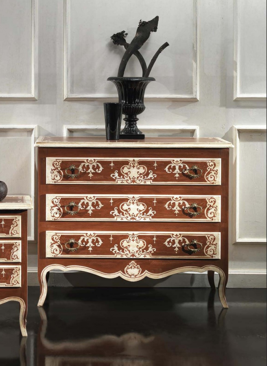 A chest of drawers with a decorative pattern, Vittorio Grifoni