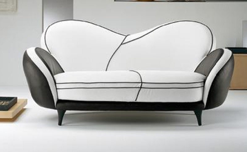 Sofa with shaped back Naomi, New Trend Concepts