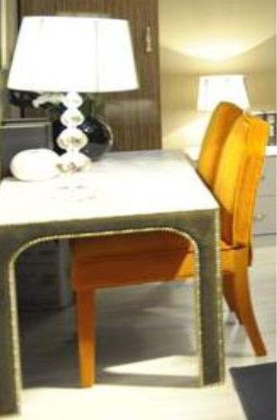 Desk in a nubuck trim Forever, Poles Salotti