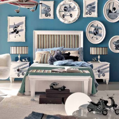 Bed frame with upholstery