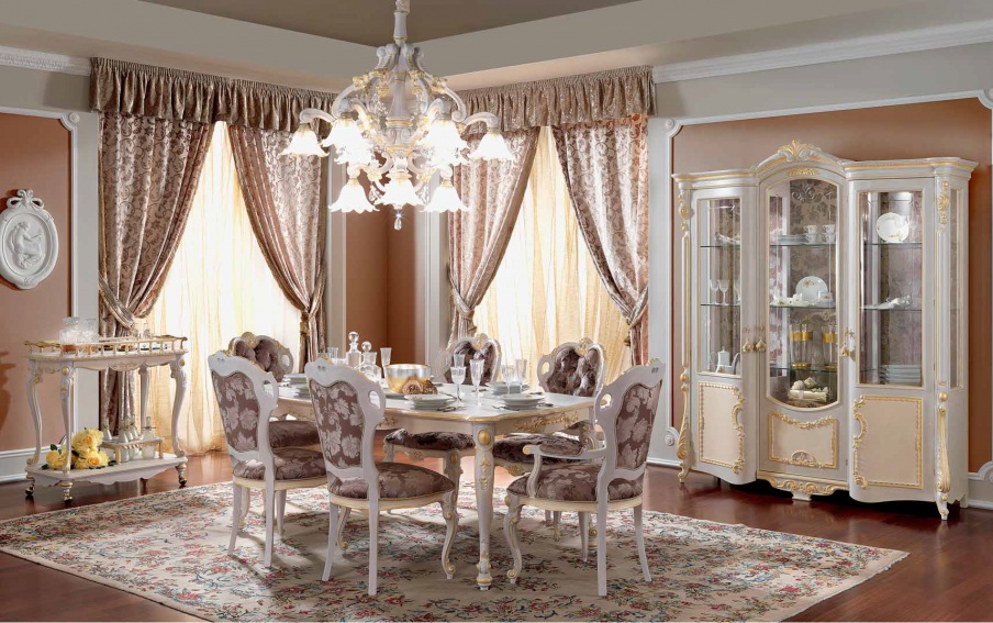 Dining room (dining set) Barocco, Fratelli Pistolesi