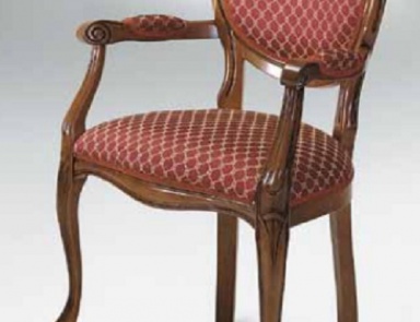 Chair made of solid wood, with armrests, CP Mobili