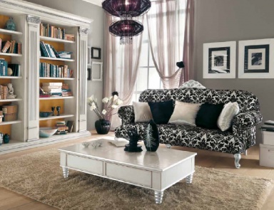 Sofa triple figure on bent legs Manitu, CP Mobili