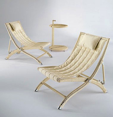 Garden chair on a metal frame, AGIO - Smania