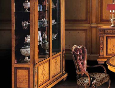 Showcase with hinged doors X Carlo, Ezio Bellotti