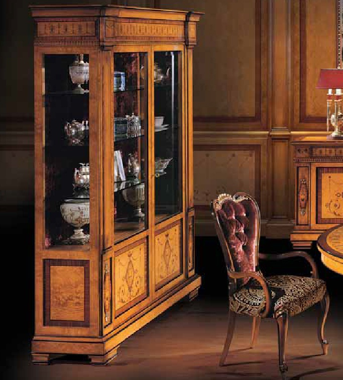 Showcase with hinged doors X Carlo, Ezio Bellotti