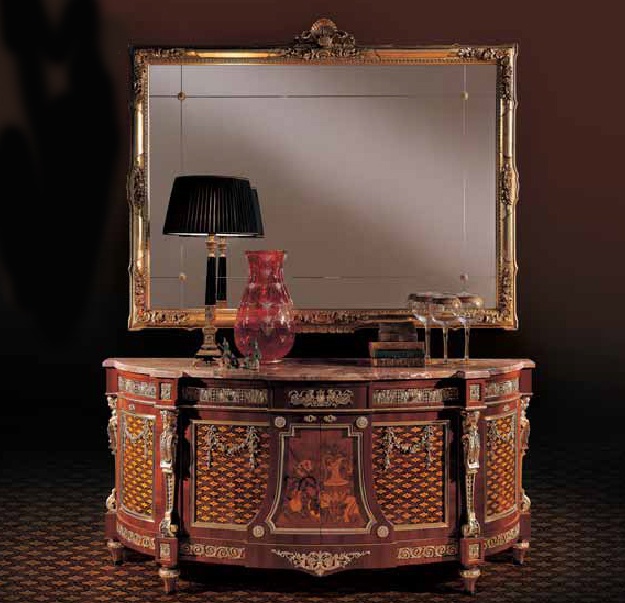 Sideboard LXVI wooden frame, Ezio Bellotti