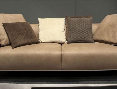 Three-seater sofa with metal legs V125, Formitalia