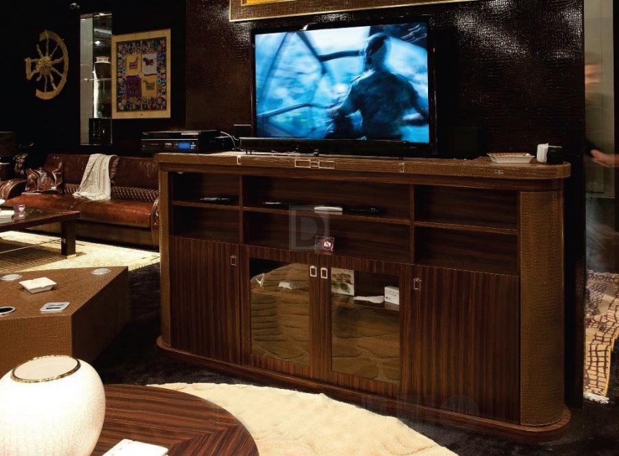 A Cabinet for the TV in the finish of rosewood Movies A Round, Formitalia