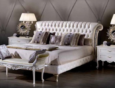 Carved bedside bench, Ezio Bellotti