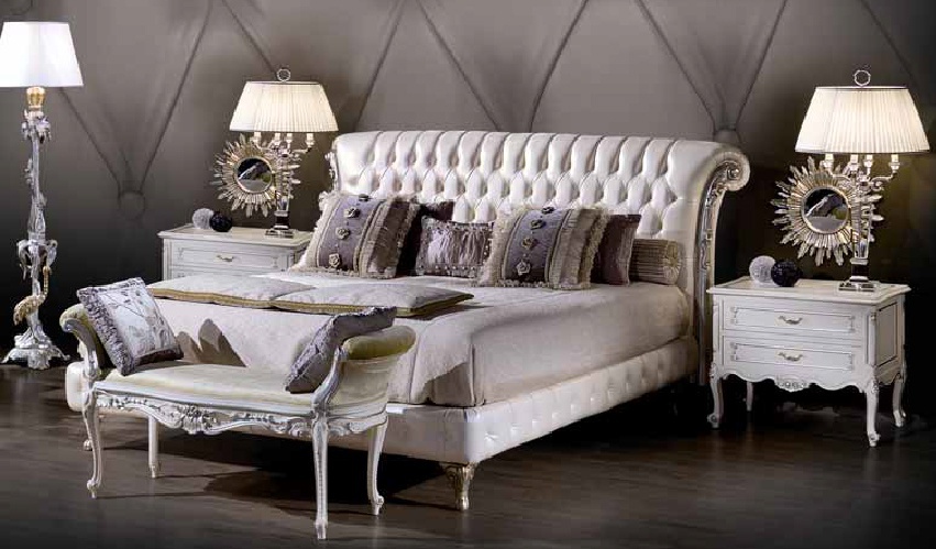 Carved bedside bench, Ezio Bellotti