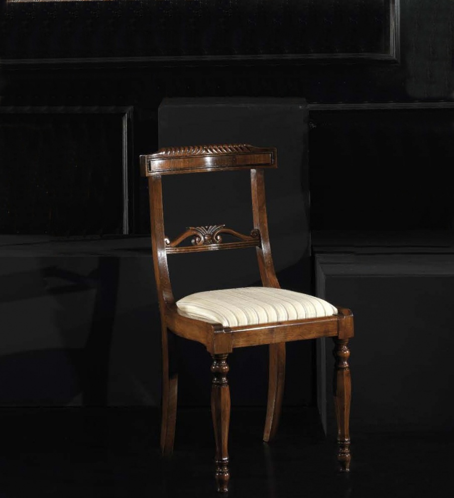 Chair with upholstered seat, Vittorio Grifoni