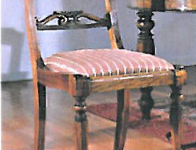 A chair with soft upholstery, Vittorio Grifoni