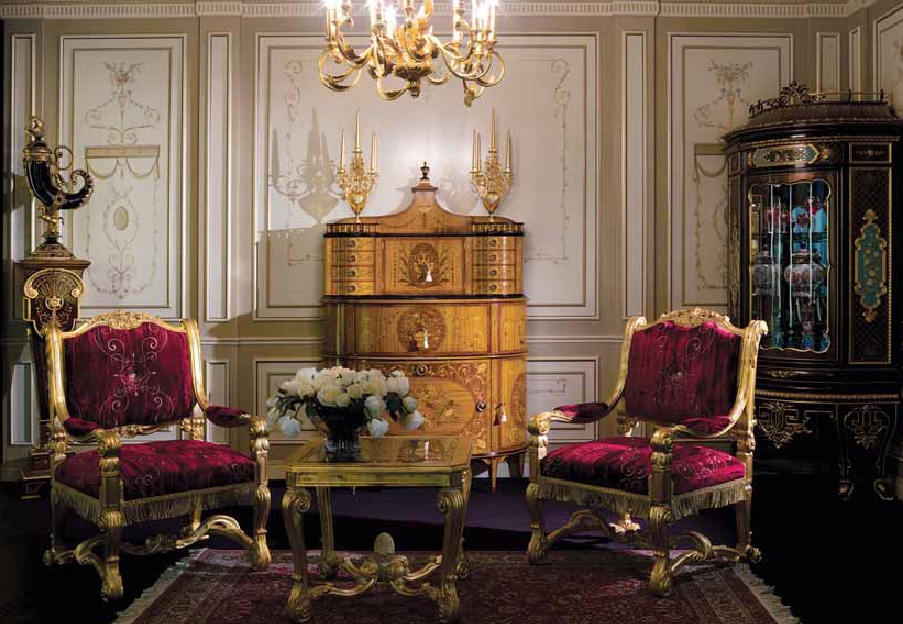 Armchair with wooden frame 1850, Ezio Bellotti