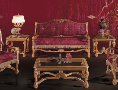 1850 double sofa wooden frame, Ezio Bellotti