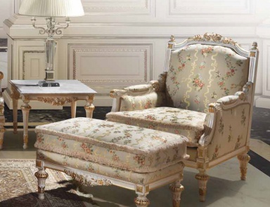 Chair Louis XVI Style on a wooden frame, Ezio Bellotti