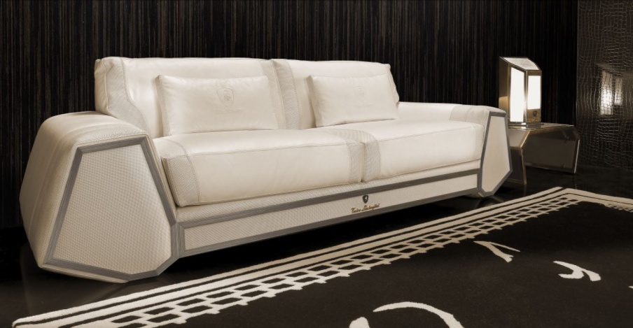 Sofa set in natural leather Super Spider, Formitalia 