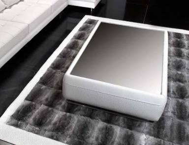 A coffee table in the decoration of ostrich leather HB, Formitalia