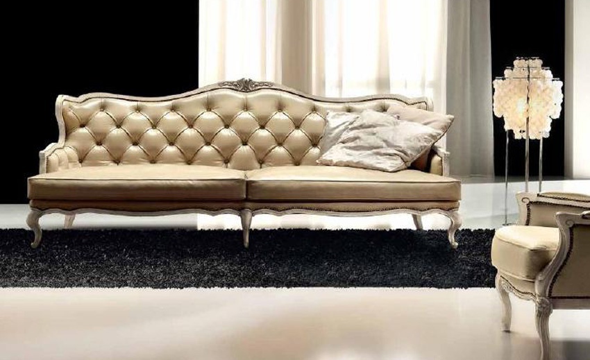 Sofa on curved legs and Avalon, Formerin