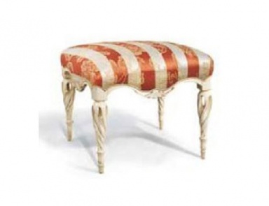 The Venezia stool on carved legs, Vaccari International