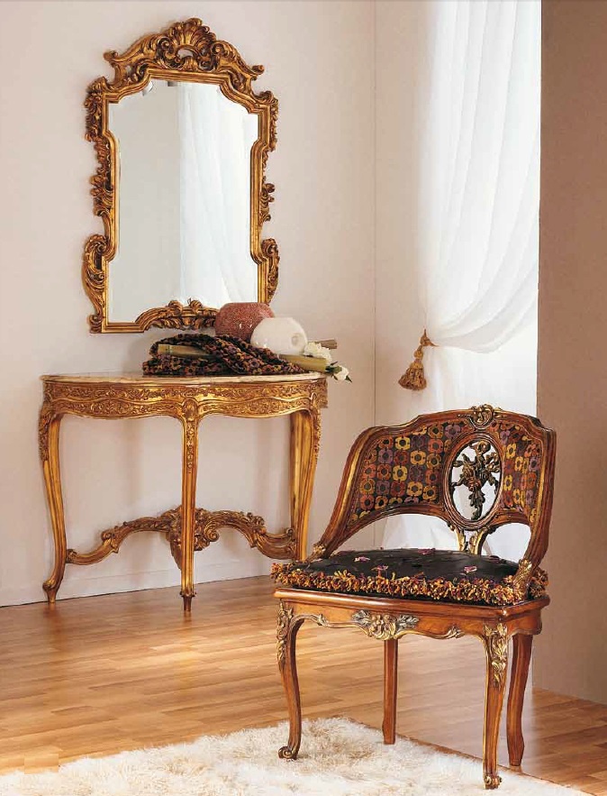 The mirror in carved frame Aureola-1200/406, Fratelli Allievi