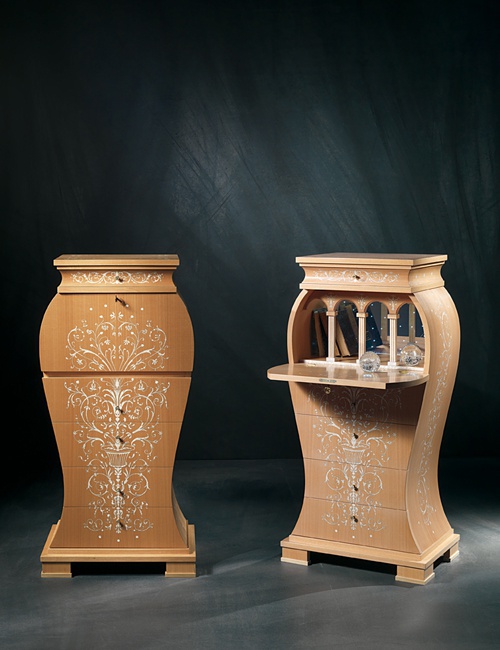 MB34 secretaire “Iris noce africano”, Carpanelli