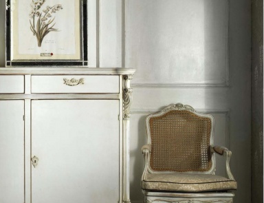 A chair with a decorative pattern, Vittorio Grifoni