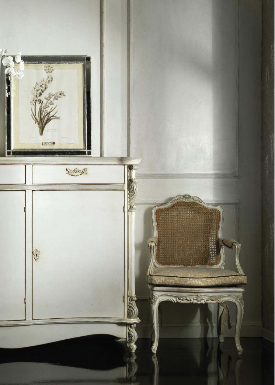 A chair with a decorative pattern, Vittorio Grifoni